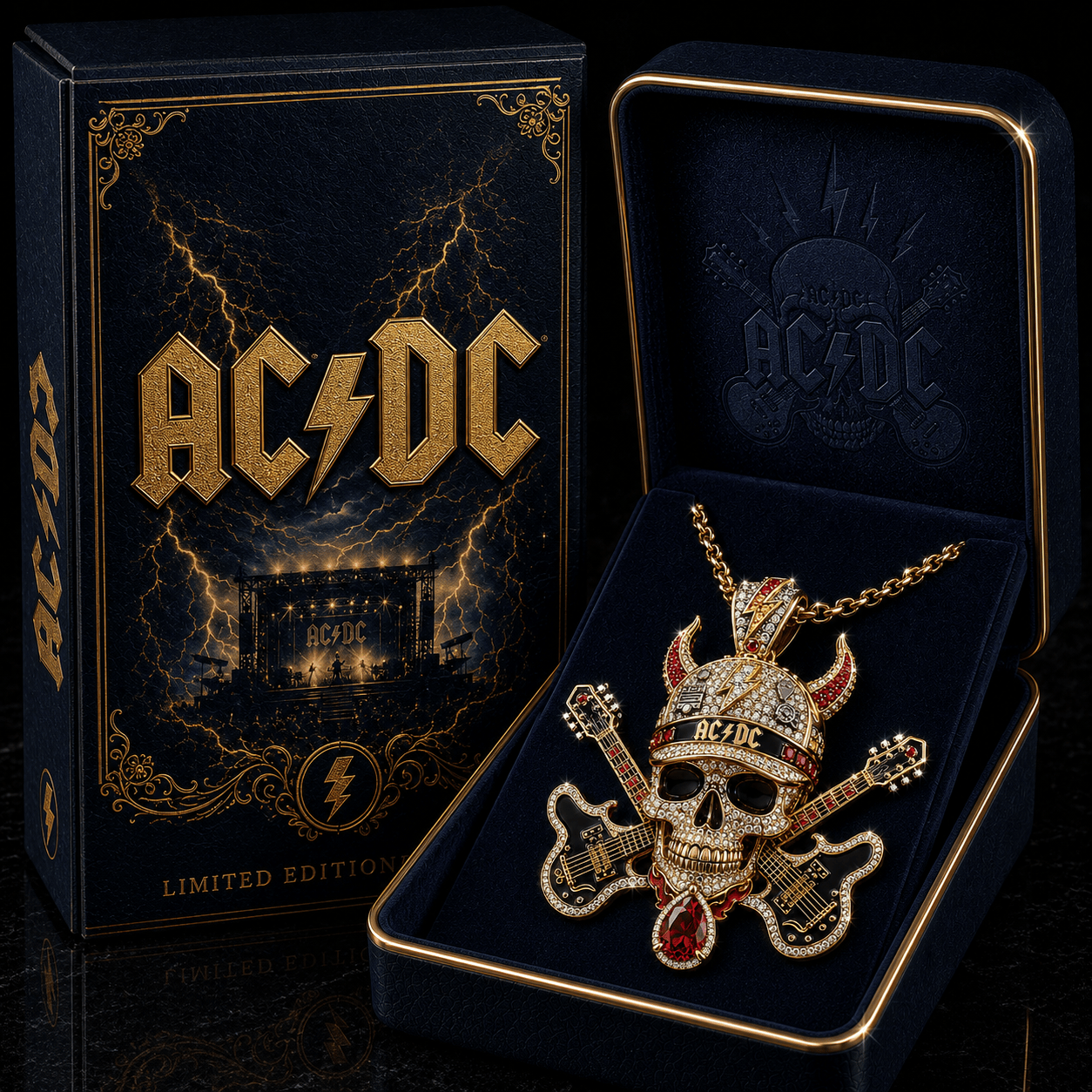 ACD Solid Gold Chain with Diamond Pendant PDL