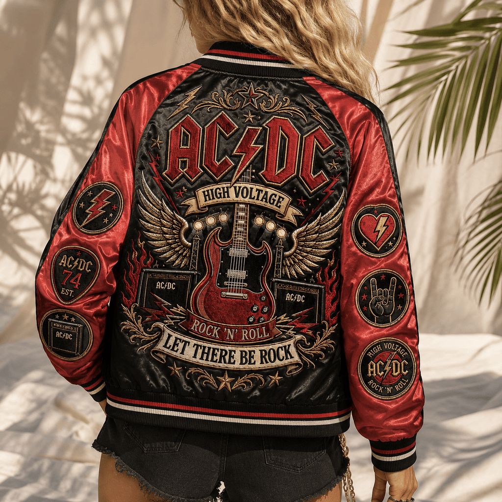 PREMIUM ACD SATIN BASEBALL JACKET NTNA