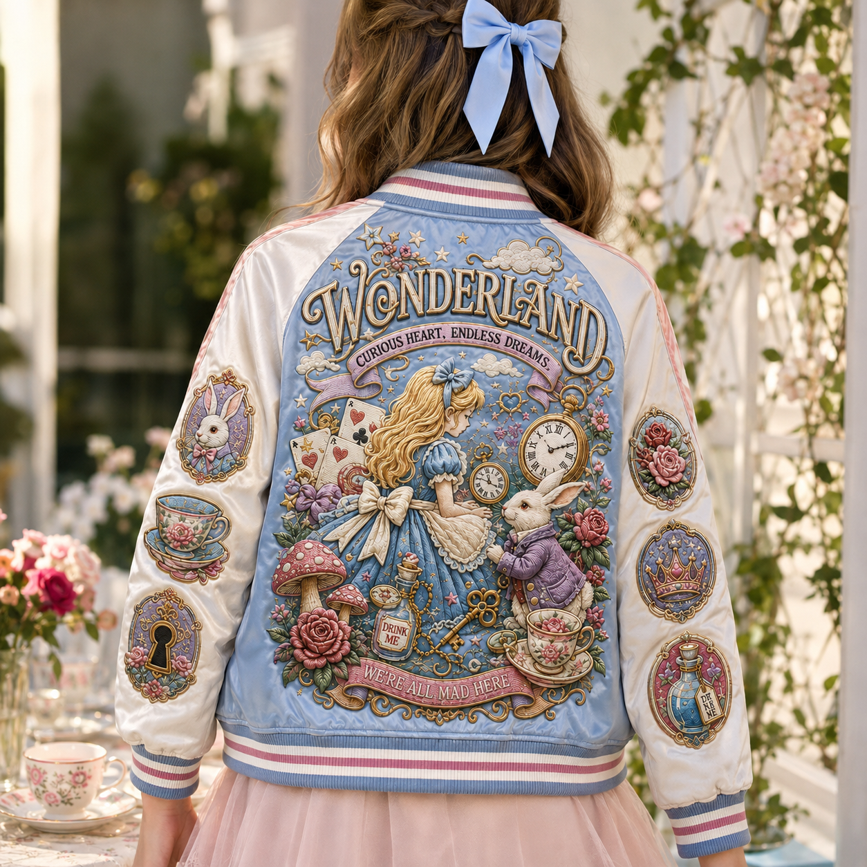 PREMIUM ALW SATIN BASEBALL JACKET NTNA