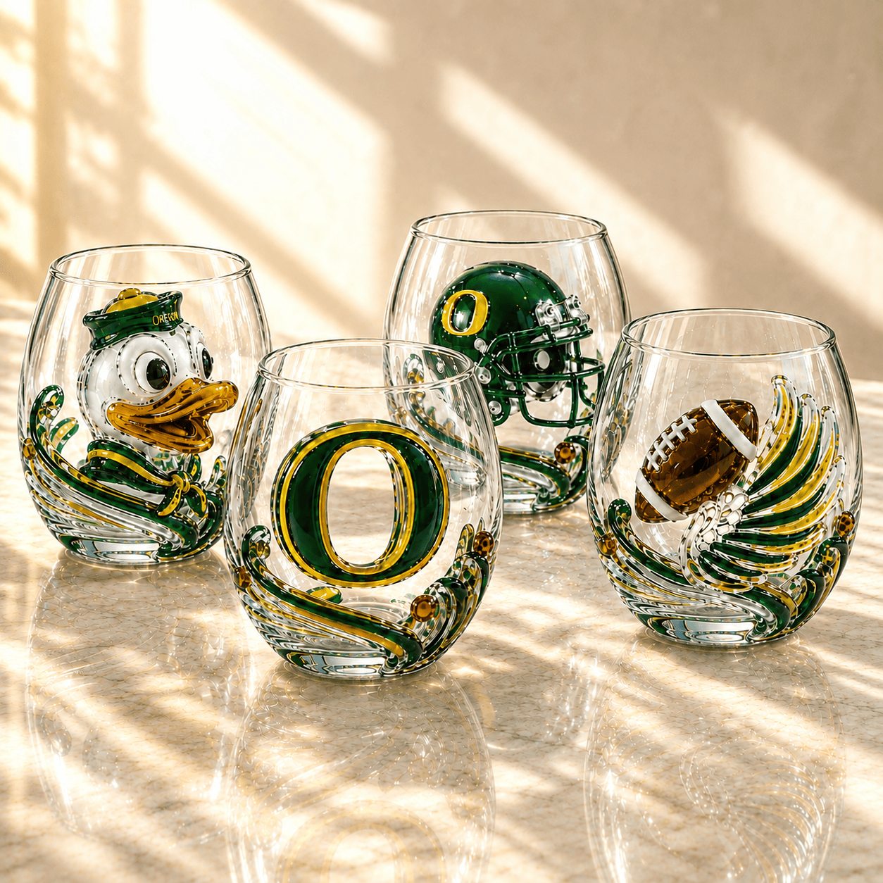 ORD Stemless Glass Cup Set TMH