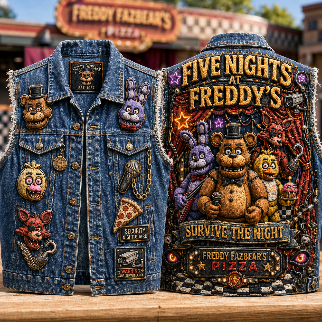 5NAF PREMIUM DENIM VEST HQH
