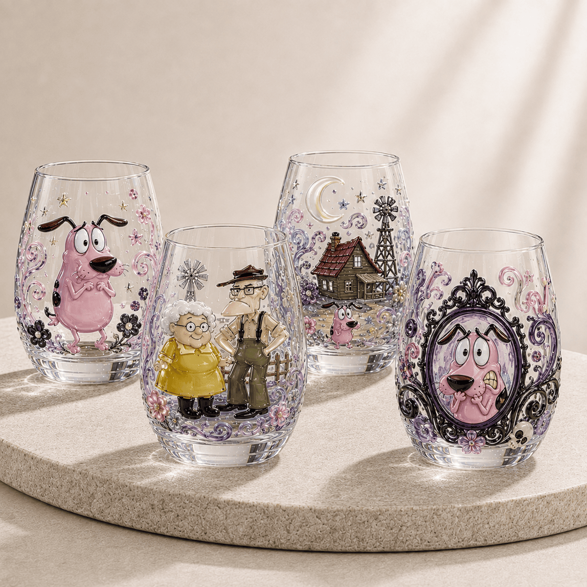 Premium CCD Stemless Wine Glass Set BMD